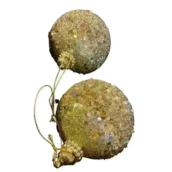 Dillard’s Trimmings Christmas Ornaments Gold - Picture 5 of 6